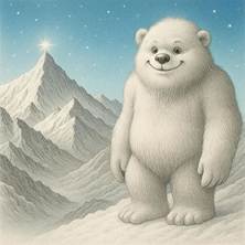 lasse den Yeti ein bisschen wie einen B�ren aussehen
mache den Himmel blau
