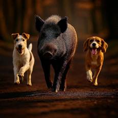 lasse den Foxterrier fr�hlicher aussehen